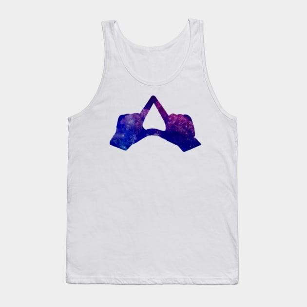 Tri Delta Hands Sign (Astro) Tank Top by Switch-Case